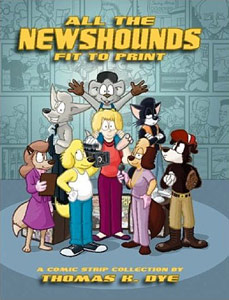 Cover of ALL THE NEWSHOUNDS FIT TO PRINT